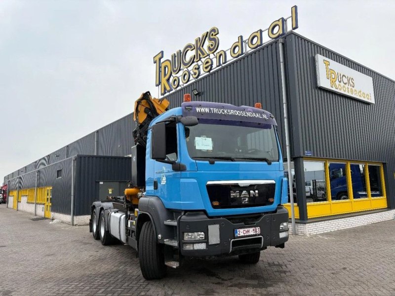 MAN Tgs 33,360 + Effer 210/4S 4 X Ext. + Jib 2 S 2 X Ext + Hook Arm System + 6X4 + 158582 Km + Euro 5