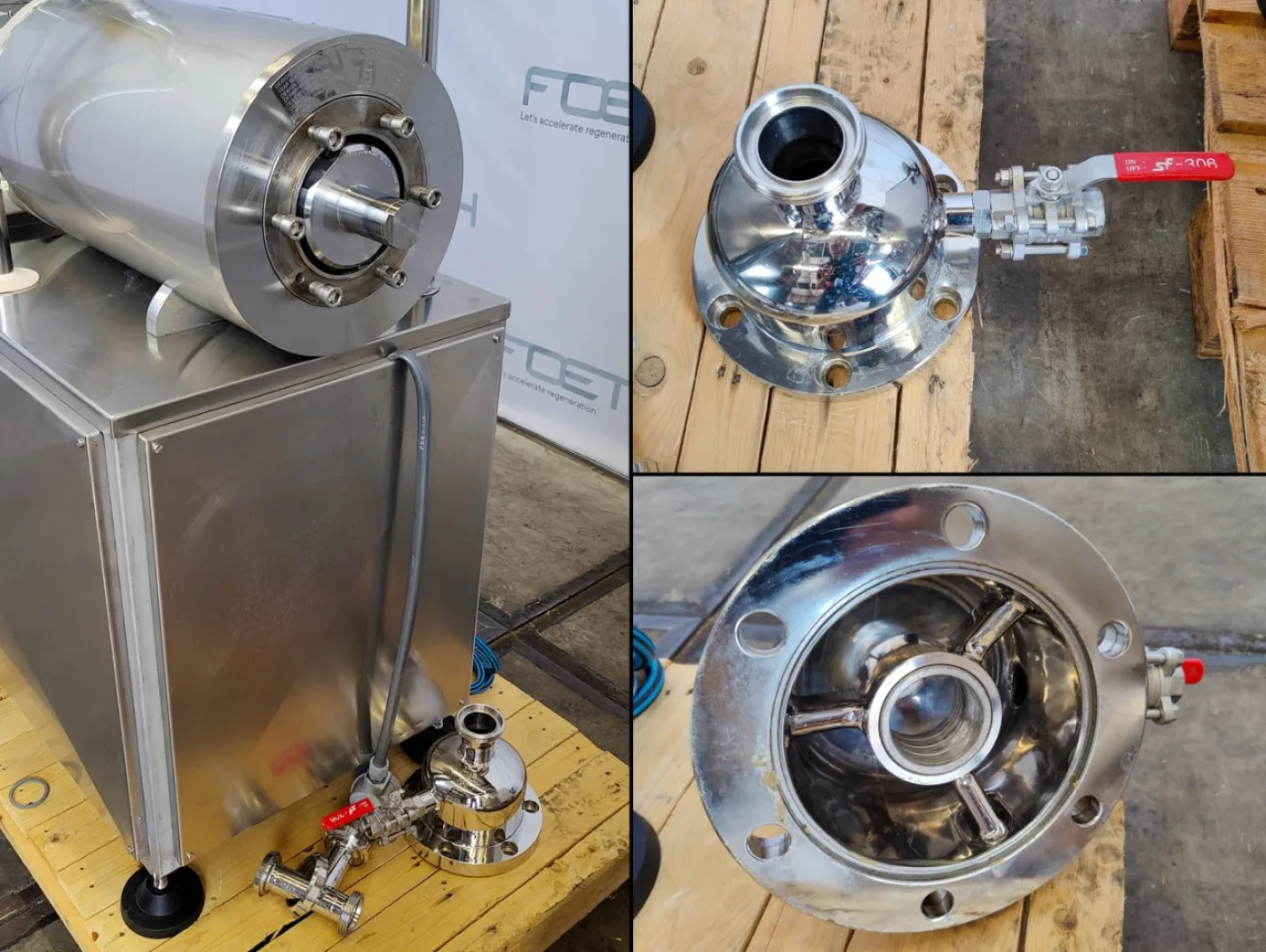 Chemtech Chemetator 212 W + Crystalliser WH35F "fat/ margarine cooler" - Scraped surface heat exchanger - 6