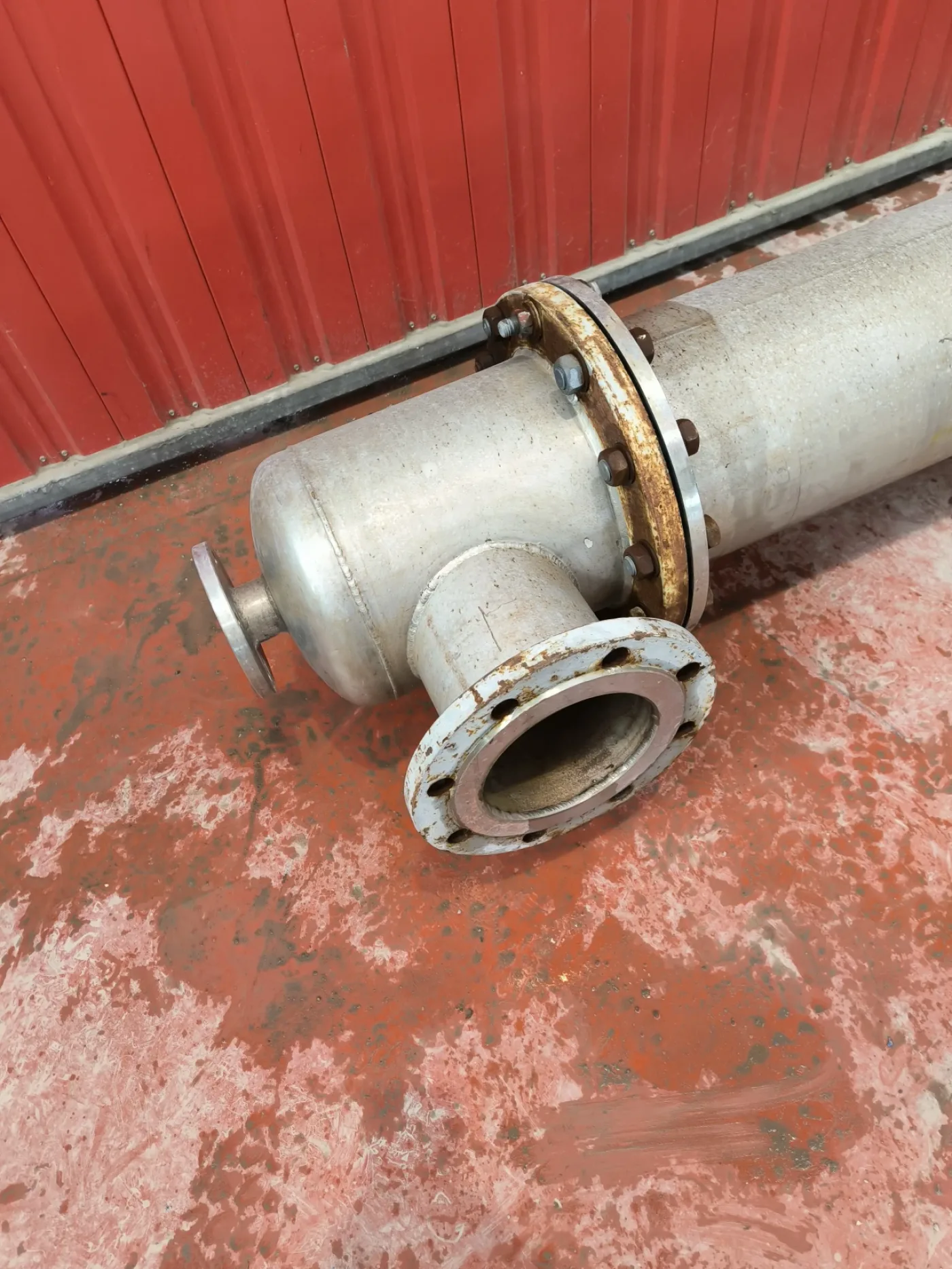 STAINLESS STEEL TUBULAR HEAT EXCHANGER 5.1 M² AGUILAR Y SALAS - 4