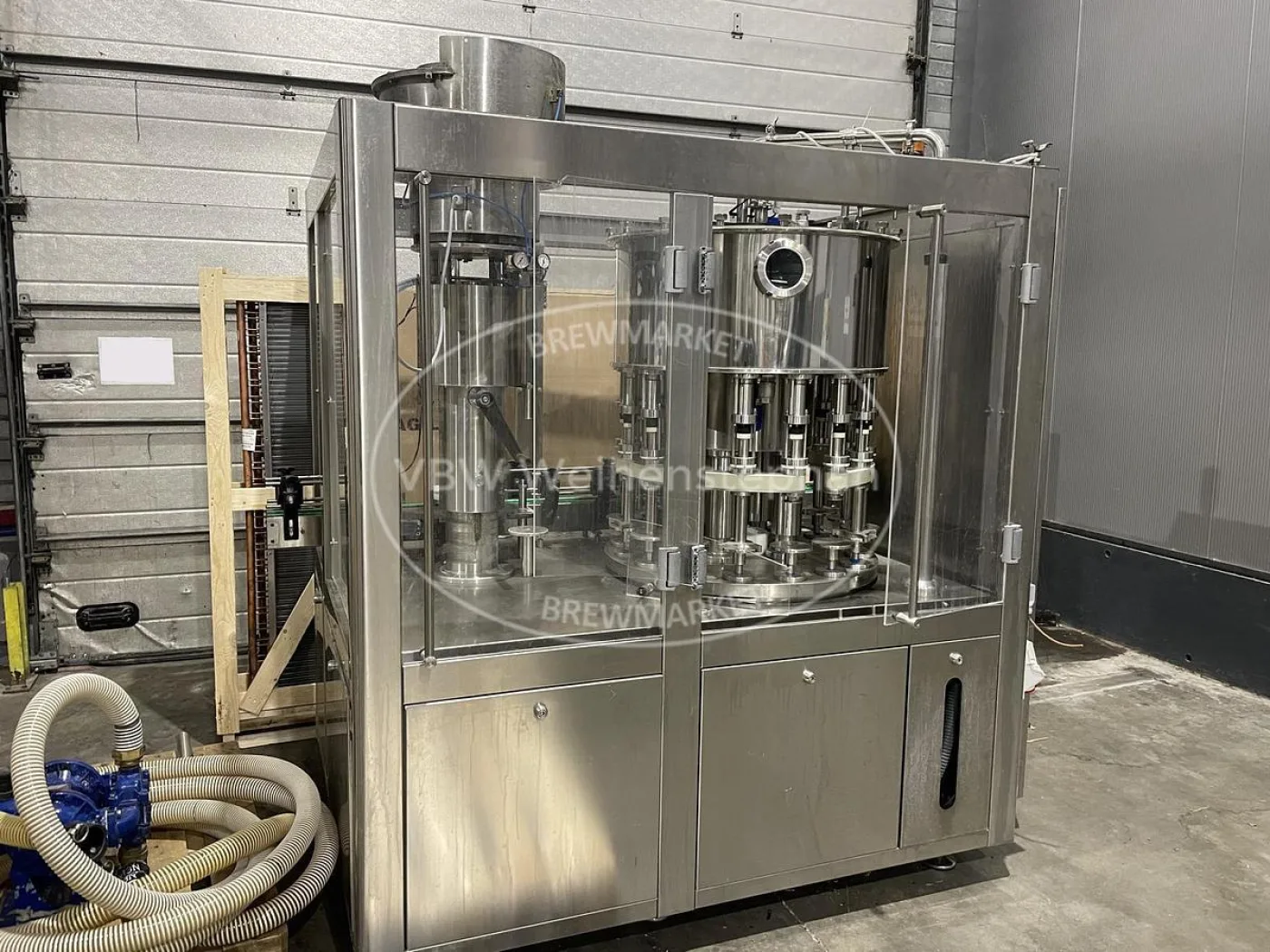 glass bottle filler and capper - 1