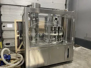 glass bottle filler and capper