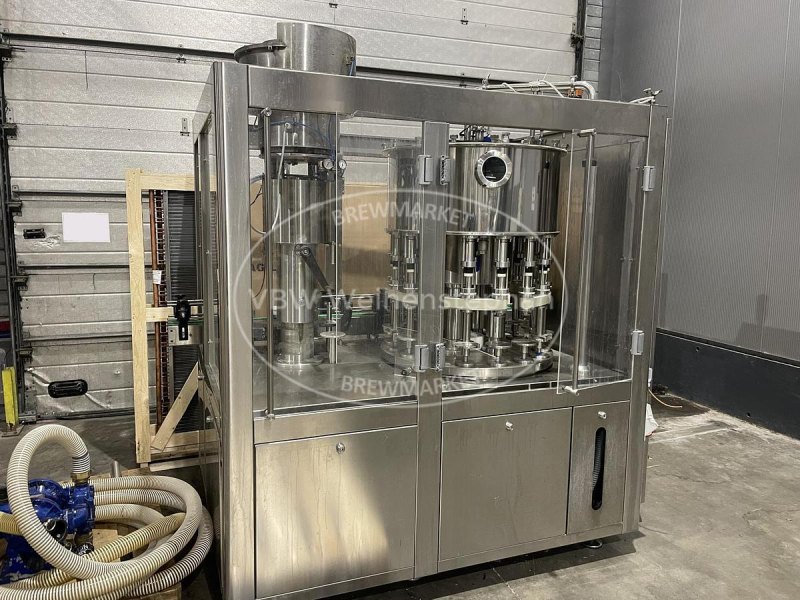 glass bottle filler and capper