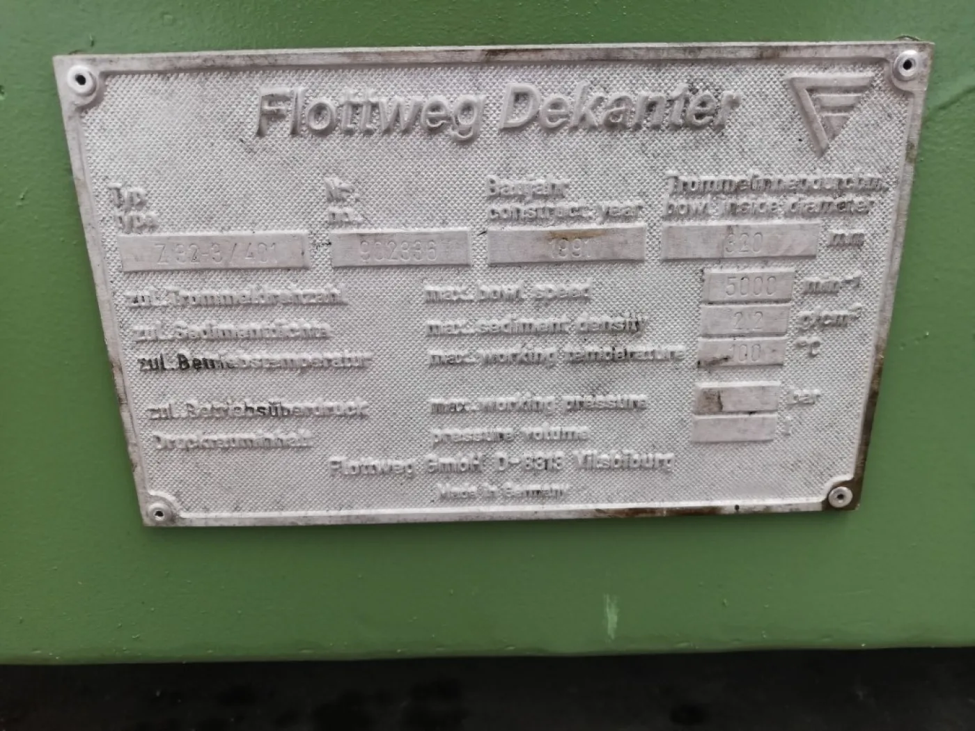 Flottweg Z 32-3/401 - Decanter - 6