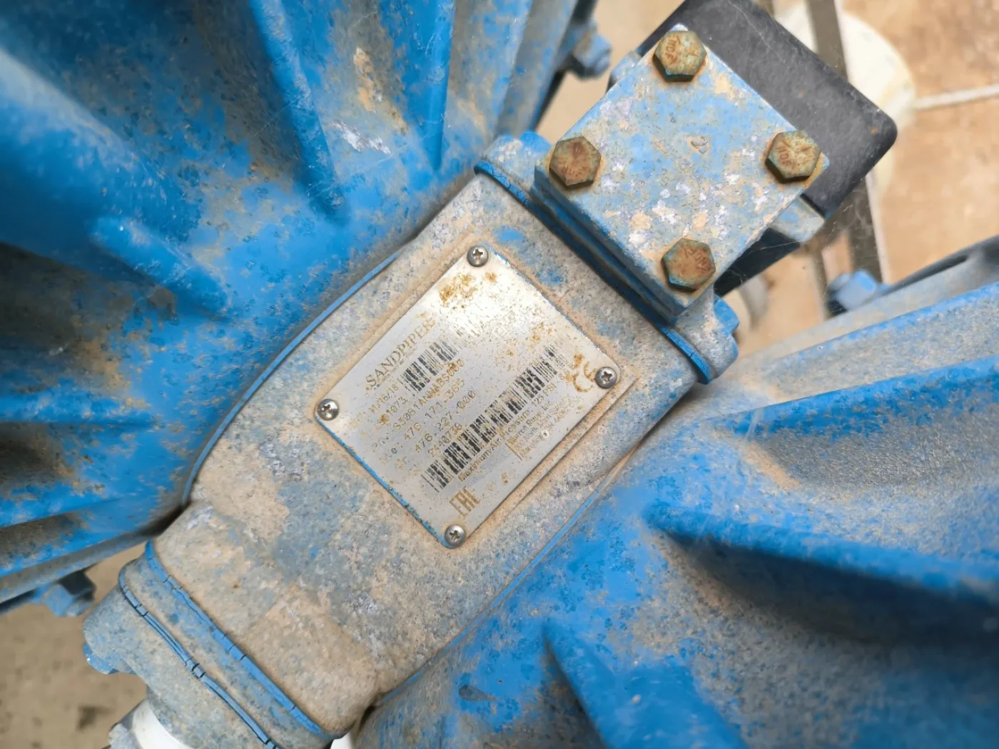 DOUBLE DIAPHRAGM PUMP SANDPIPER S30B1ANNABS000 - 4
