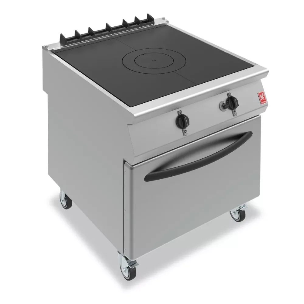 Falcon F900 Solid Top Oven Range on Castors Natural Gas G9181 - islandcatering