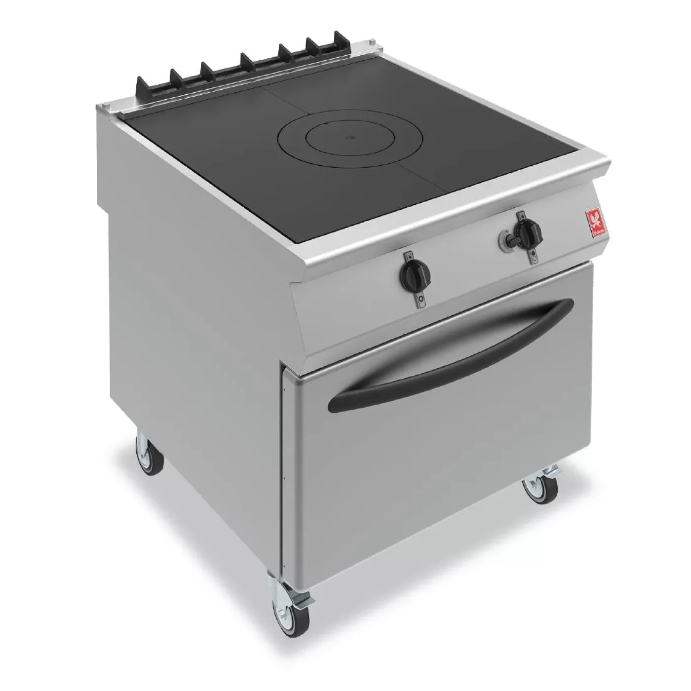Falcon F900 Solid Top Oven Range on Castors Natural Gas G9181 - islandcatering - 1