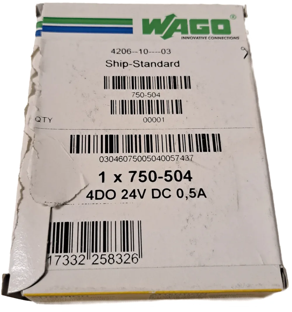 Wago 4-Kanal-Digitalausgang 750-504