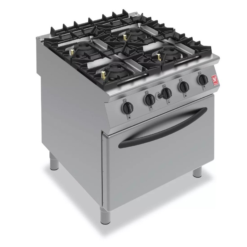 Falcon F900 Four Burner Oven Range on Legs Propane Gas G9184 - islandcatering