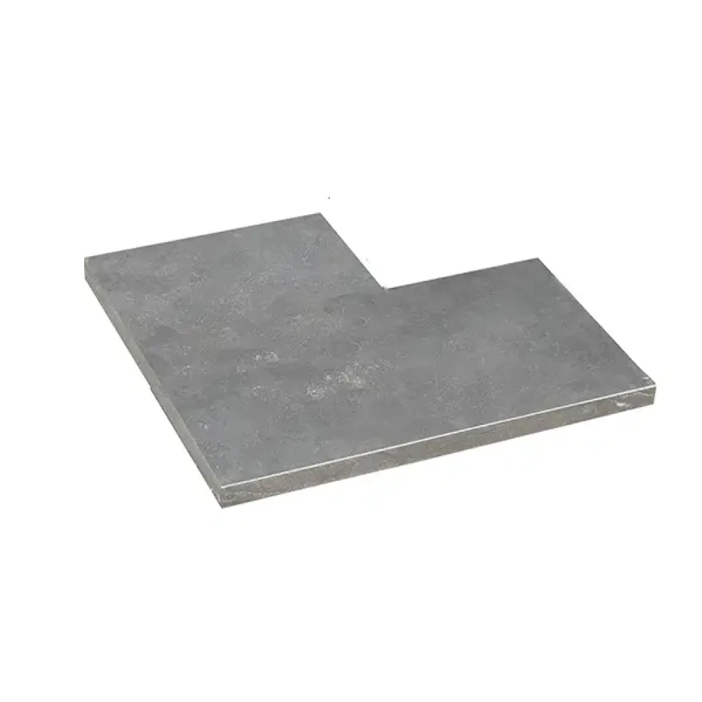 Blue Stone strook gezoet 15 cm breed hoekstuk 50/15x3 cm.