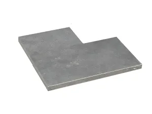 Blue Stone strook gezoet 15 cm breed hoekstuk 50/15x3 cm.
