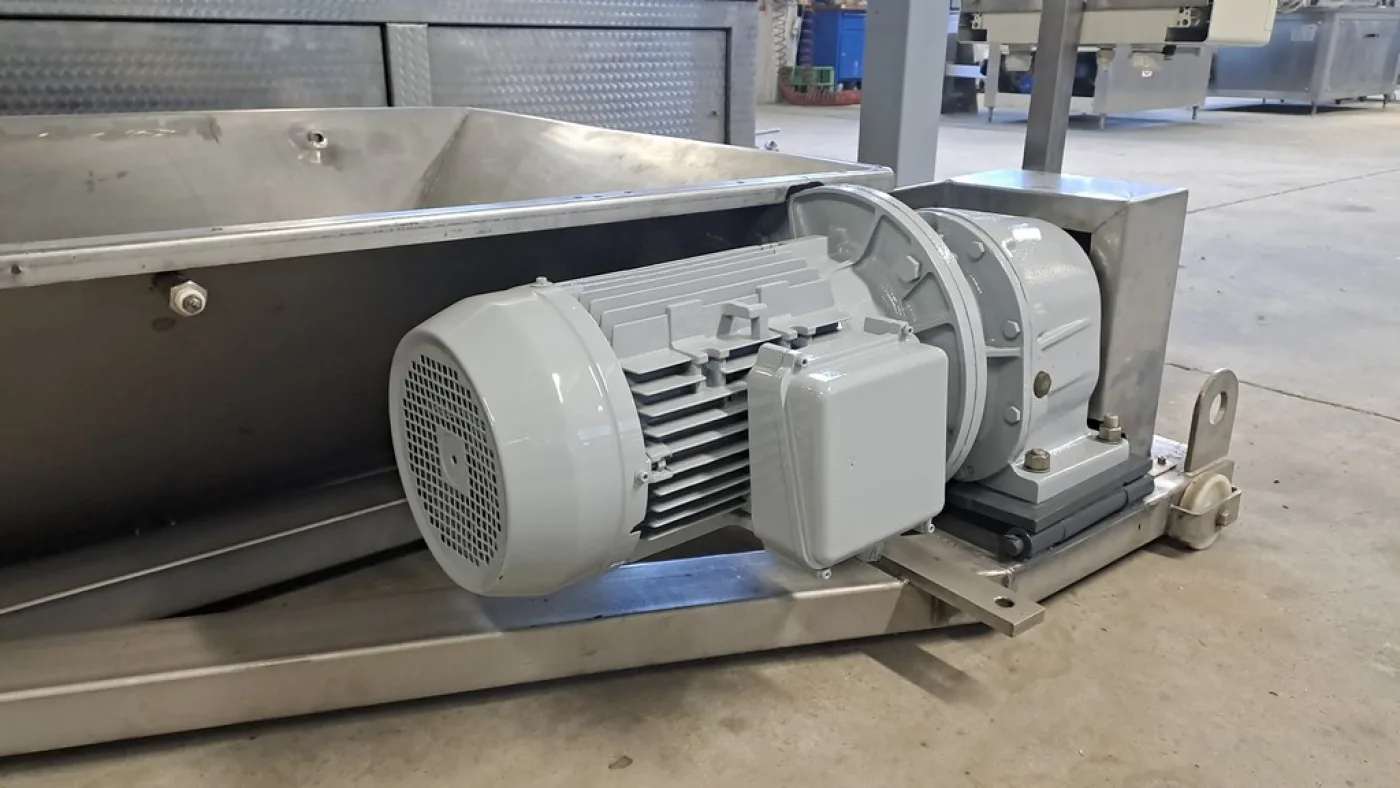 STAINLESS STEEL MONO PUMP, FIRM CMO, FOR GRAPES AND POMACE, WITH LOADING HOPPER AND FEEDING AUGER, SECOND-HAND MACHINE - 5