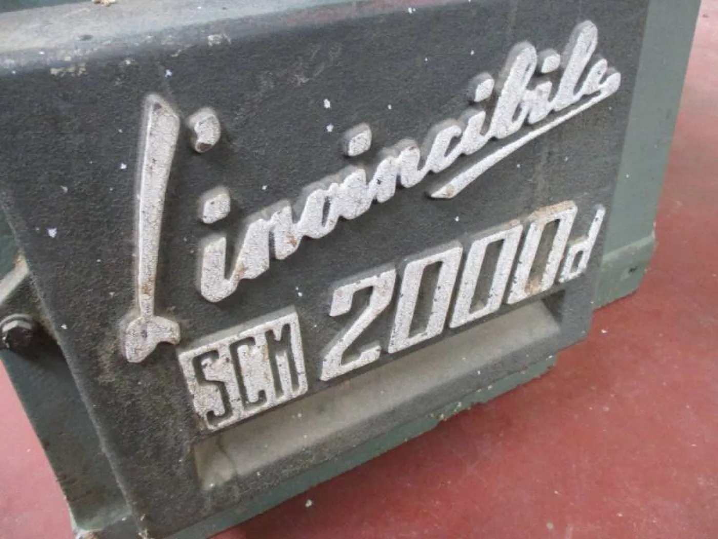PIALLA FILO SPESSORE CON BUCATRICE SCM L'INVINCIBILE MOD. 2000D - 2