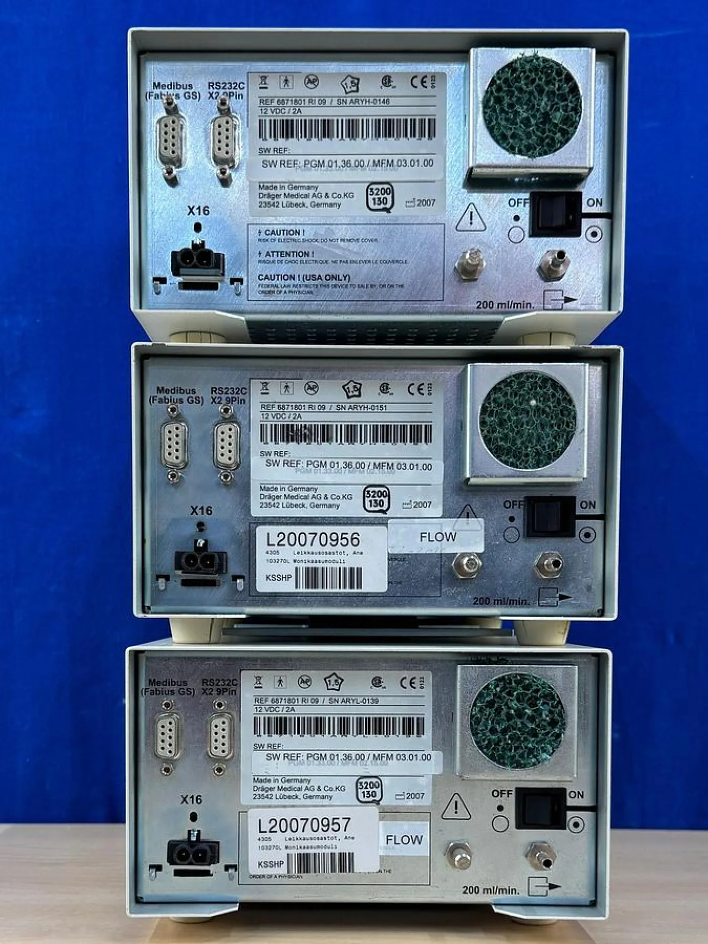 Drager Scio Four Oxi Plus Multigas Monitoring Module YOM: 2007 - 6