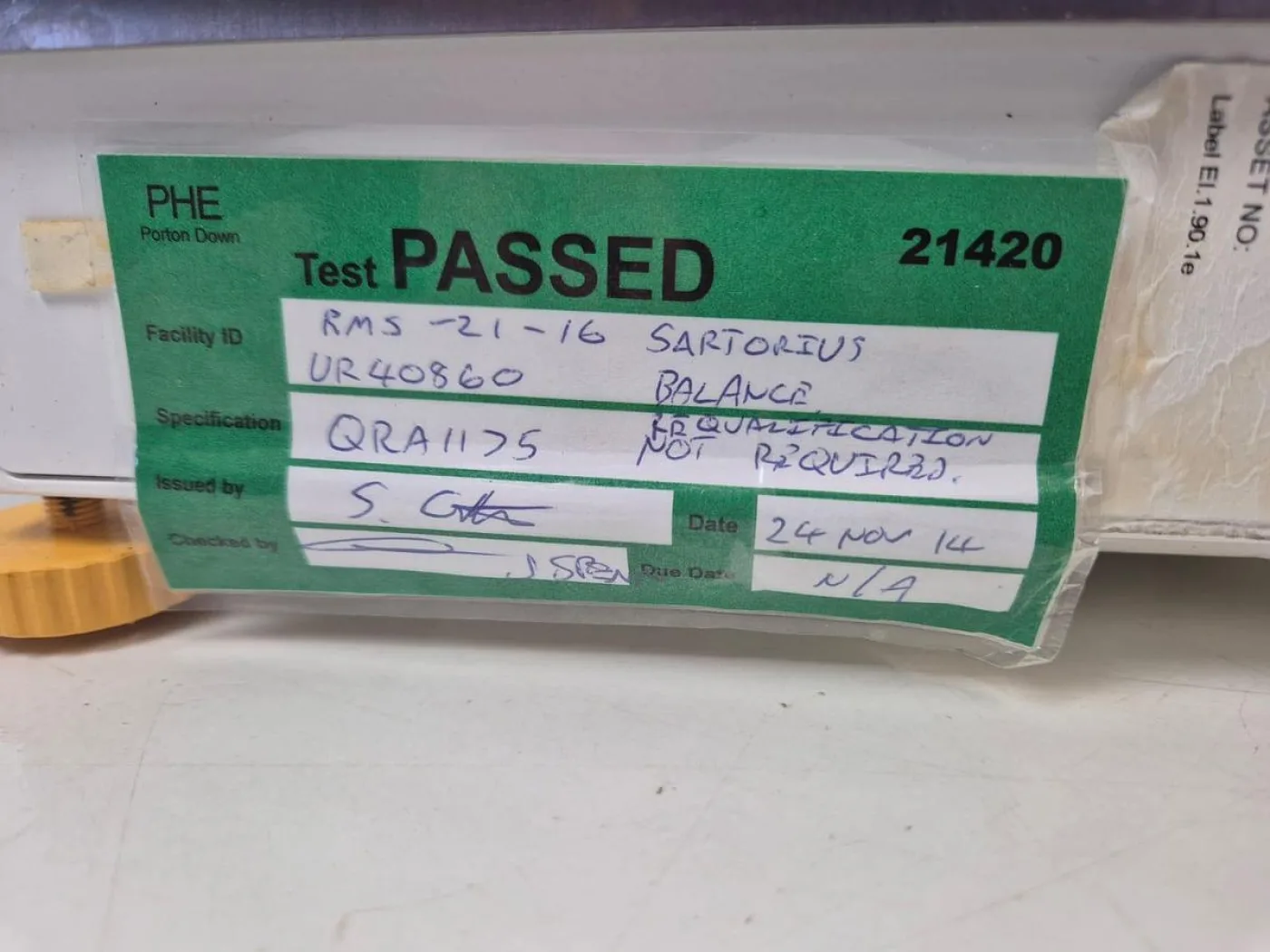 Sartorius Cubis MSE20201S Balance + YP30 Printer - 4
