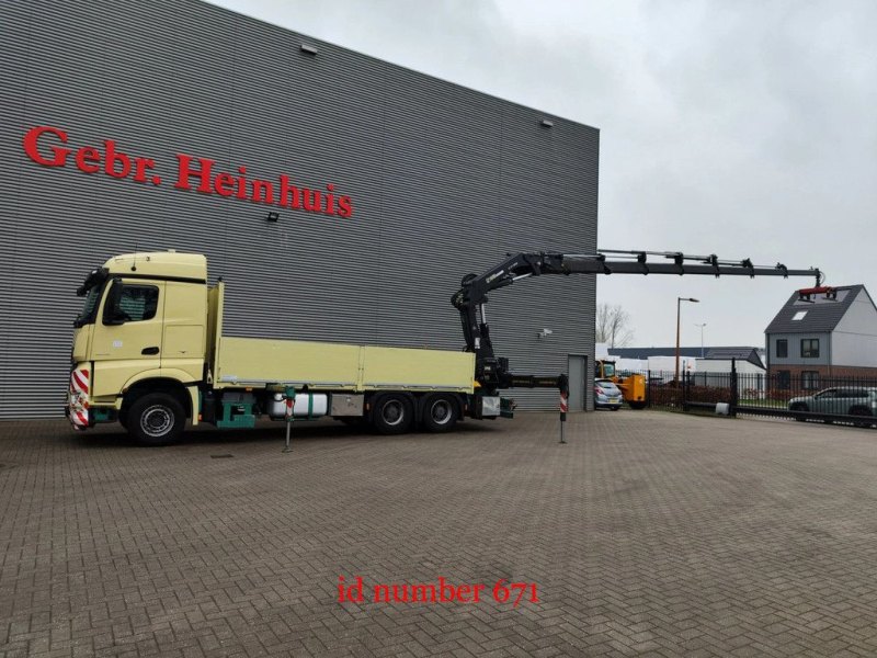 Mercedes-Benz Arocs 2645 6x4 Euro 6 Hiab XS 377 Hipro 7 x Hydr. Hiab Rotated Clamp!