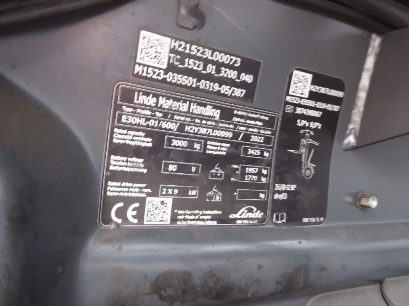 Linde E30HL-01/600 - 2
