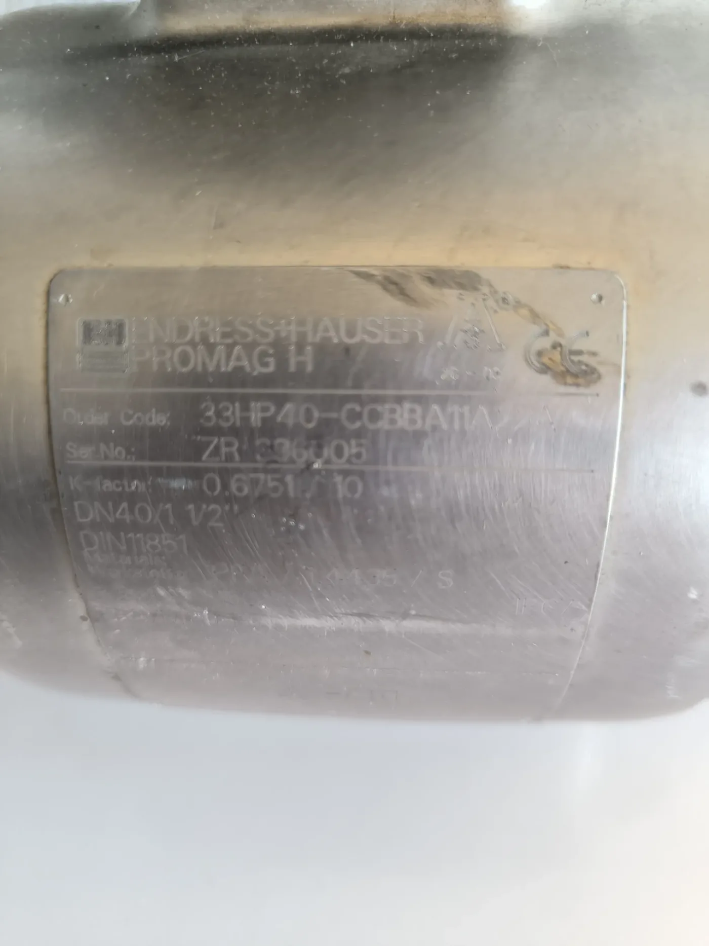 ELECTROMAGNETIC FLOWMETER ENDRESS HAUSER PROMAG H - 3