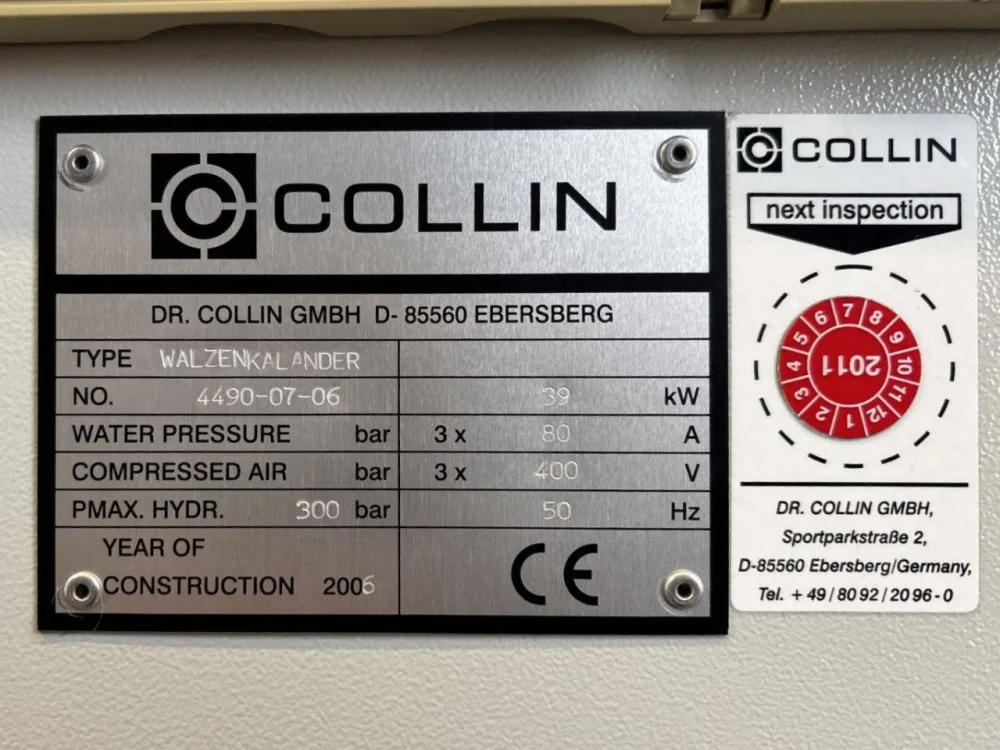Collin Roll Calander - Mixing mill