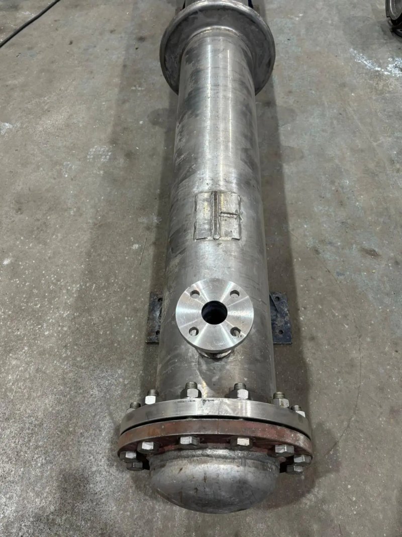 USED STAINLESS STEEL TUBULAR EXCHANGER 6.5 M2