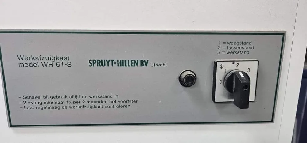 Spruyt-Hillen WH 61-S Afzuigkast