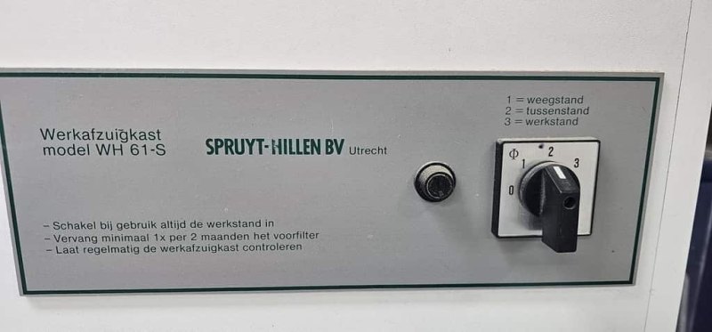 Spruyt-Hillen WH 61-S Afzuigkast
