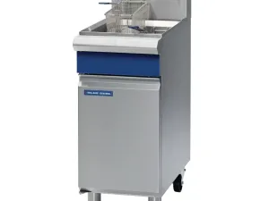 Blue Seal Single Tank Twin Basket Free Standing Natural Gas Fryer GT18 - islandcatering