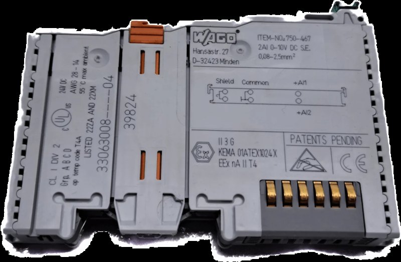 Wago 2-Kanal-Analogeingang 750-467