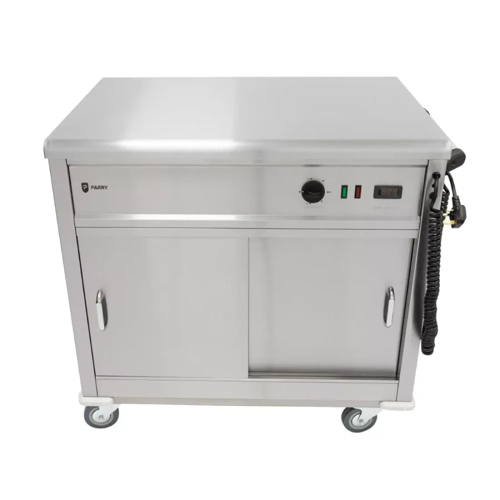 Parry Mobile Servery with Flat Top MSF9 - islandcatering