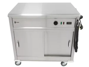 Parry Mobile Servery with Flat Top MSF9 - islandcatering