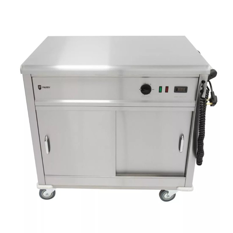 Parry Mobile Servery with Flat Top MSF9 - islandcatering