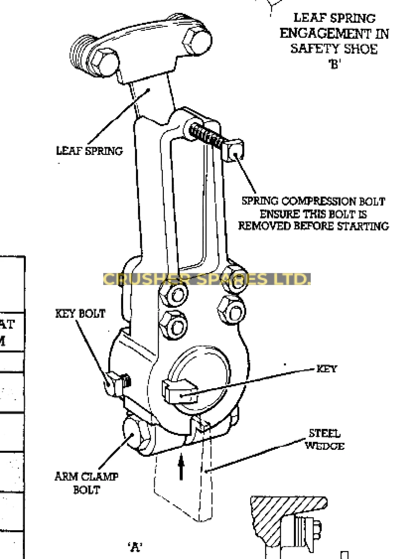 J080.54-57 | Safety Drive Arm | Kue-Ken / Brown Lenox | - 4