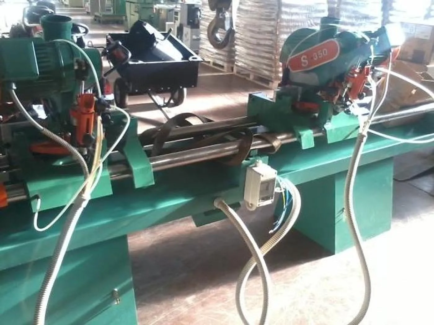 TRONCATRICE DOPPIA MOD. OK 350 CE - 3000 MM LAME D. 350 - 2