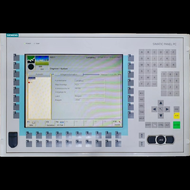 WEINIG Unimat Hydromat Unicontrol Siemens Simatic Panel PC 670 | Art.-Nr. 6AV7723-1AA40-0AC0 (panel pc))