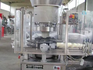 CORKING MACHINE BERTOLASO, 4-HEAD DELTA MODEL FOR NATURAL CORKS, SECOND-HAND MACHINE