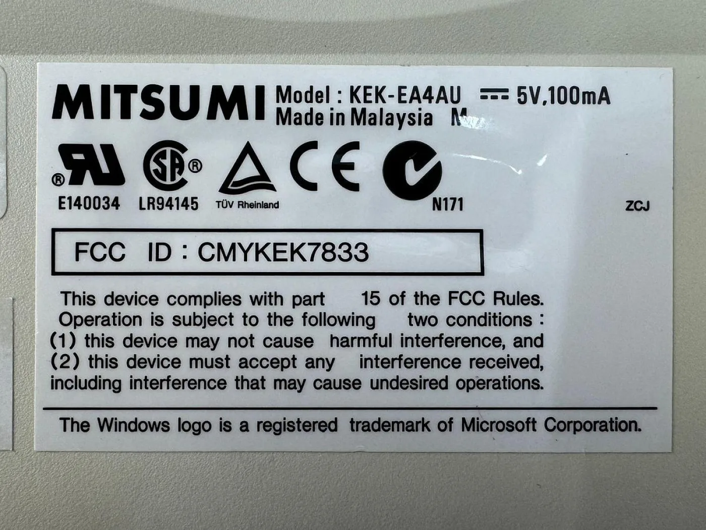 Fujinon Keyboard DK 4400 Model KEK EA4AU - 5