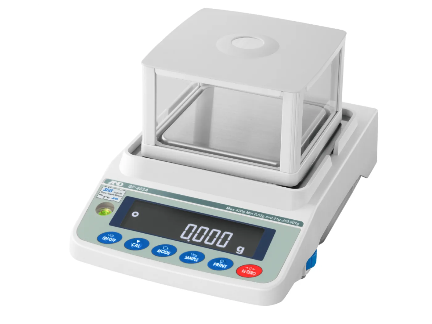 A&D GX&GF-403A Series Precision 3-Place Balance - 4
