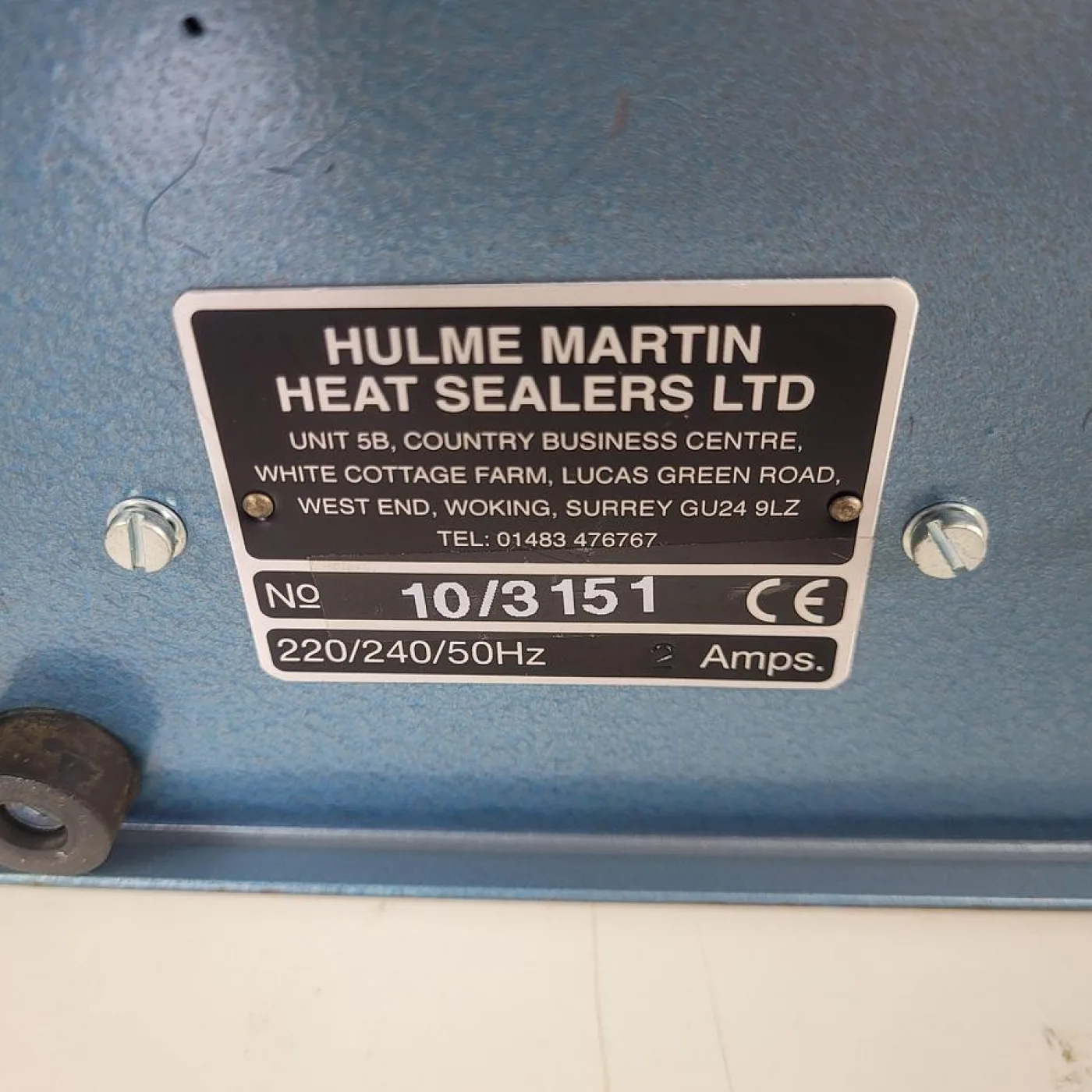 Hulme Martin 3151 Heat Sealer - 4