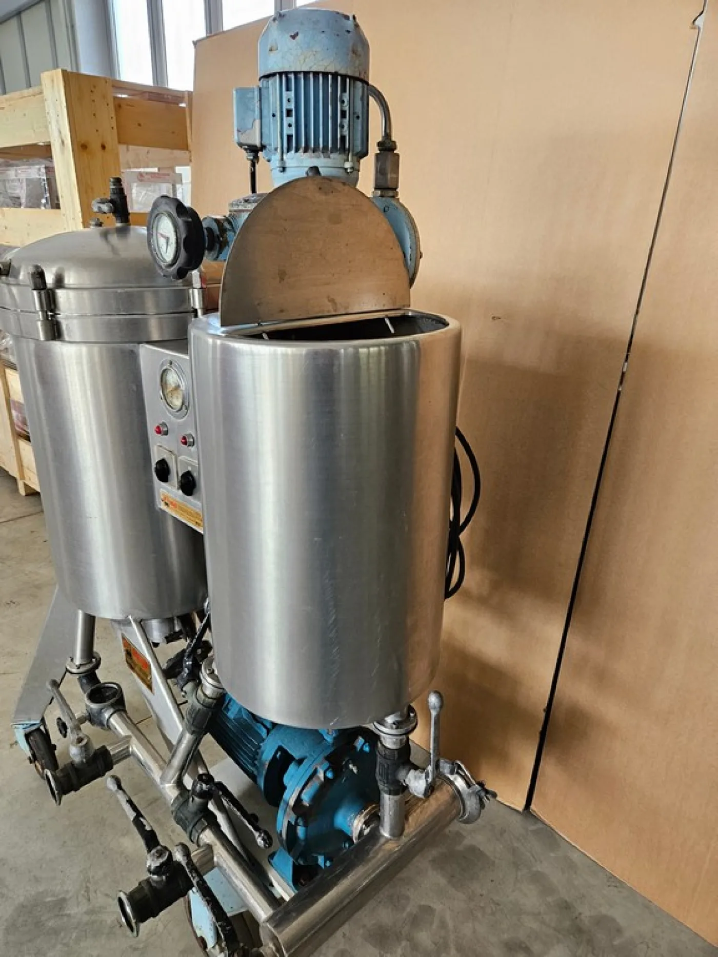 VELO BRAND KIESELGUHR STAINLESS STEEL FILTER, 4MQ OF FILTERING SURFACE, SECOND-HAND MACHINE - 5
