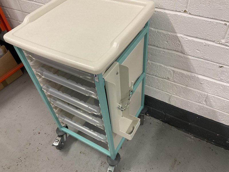 Bristol Maid Gratnells trolley 5 drawer