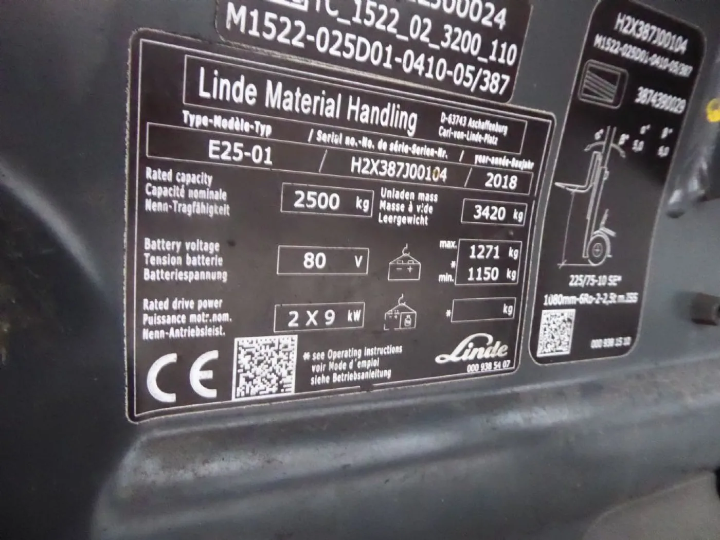 Linde E25-01 - 3
