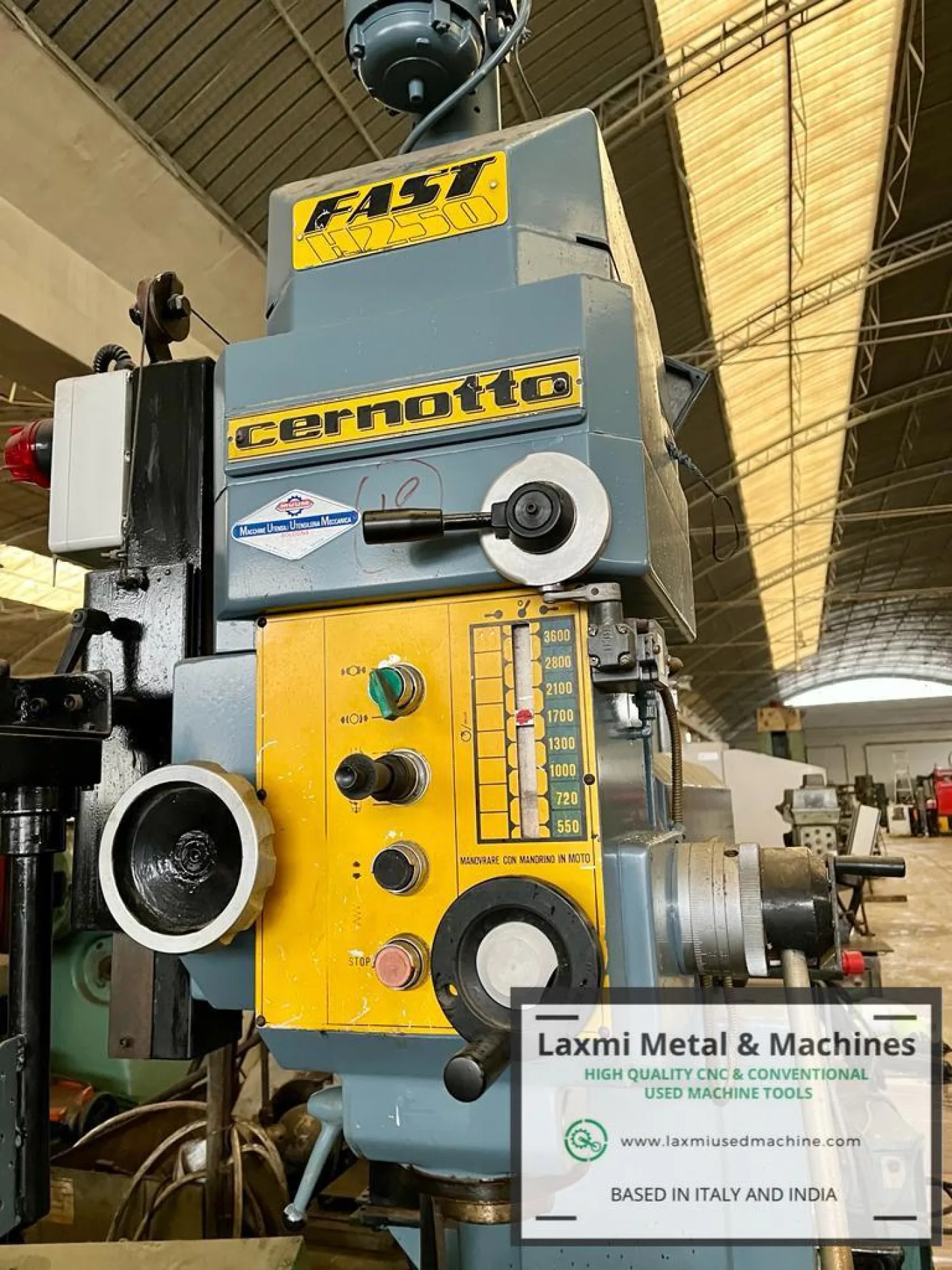 MNTR MILLING MACHINE, CERNOTTO - FAST H250 - Laxmi Metal & Machines, Rohtak - 4
