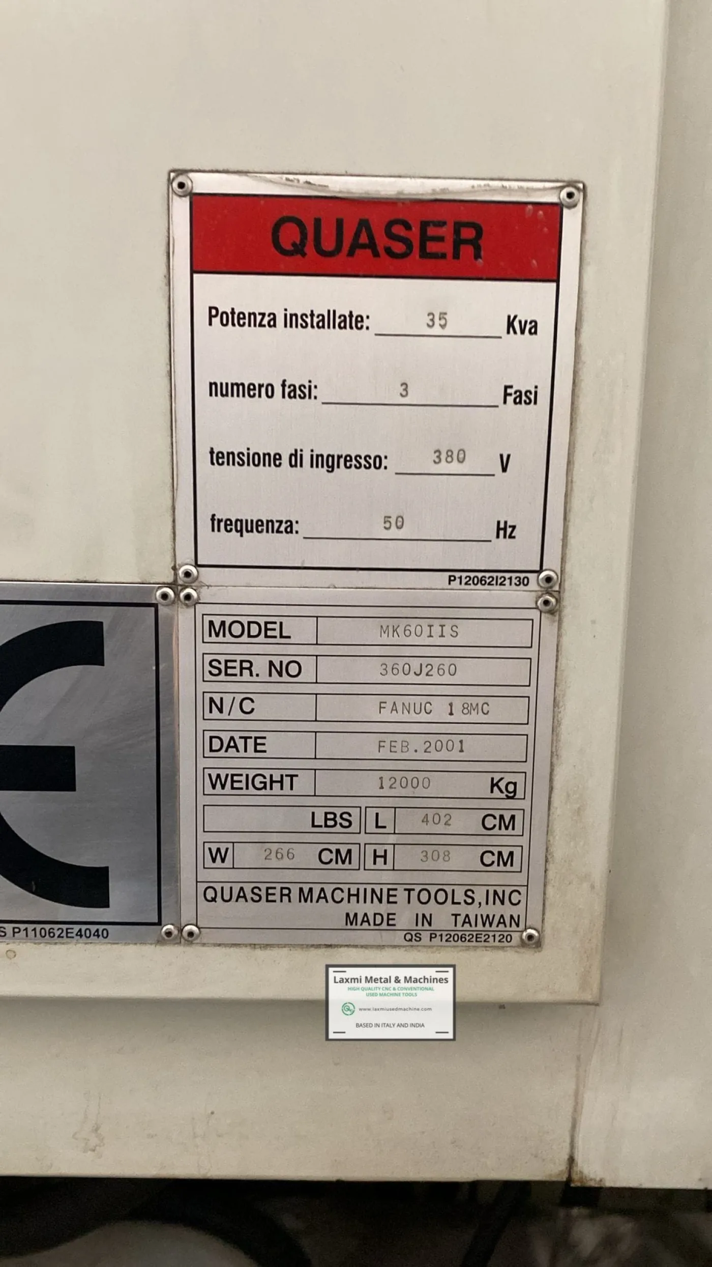DOUBLE PALLET VMC, QUASER - MK600II S - Laxmi Metal & Machines, Rohtak - 4