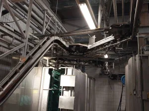 Gambrelling conveyor