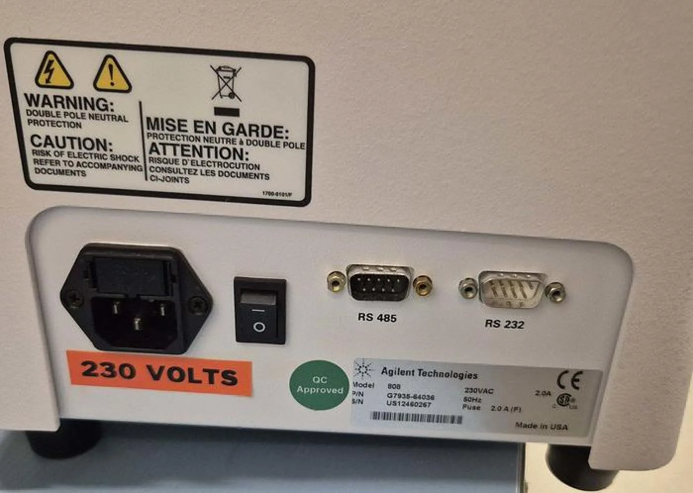 Agilent Technologies 808 Analysegerät mit RS485 und RS232 Schnittstellen - 3