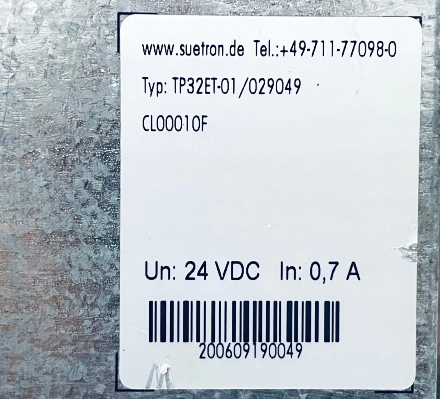 Sütron Touch-panel TP32ET-01/029049 - 4