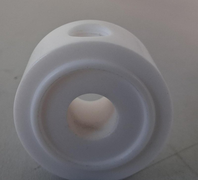 Normag Adapter aus PTFE (weiß) mit Anschluss G 1/4“ Innengewinde auf PF25-Anschluss