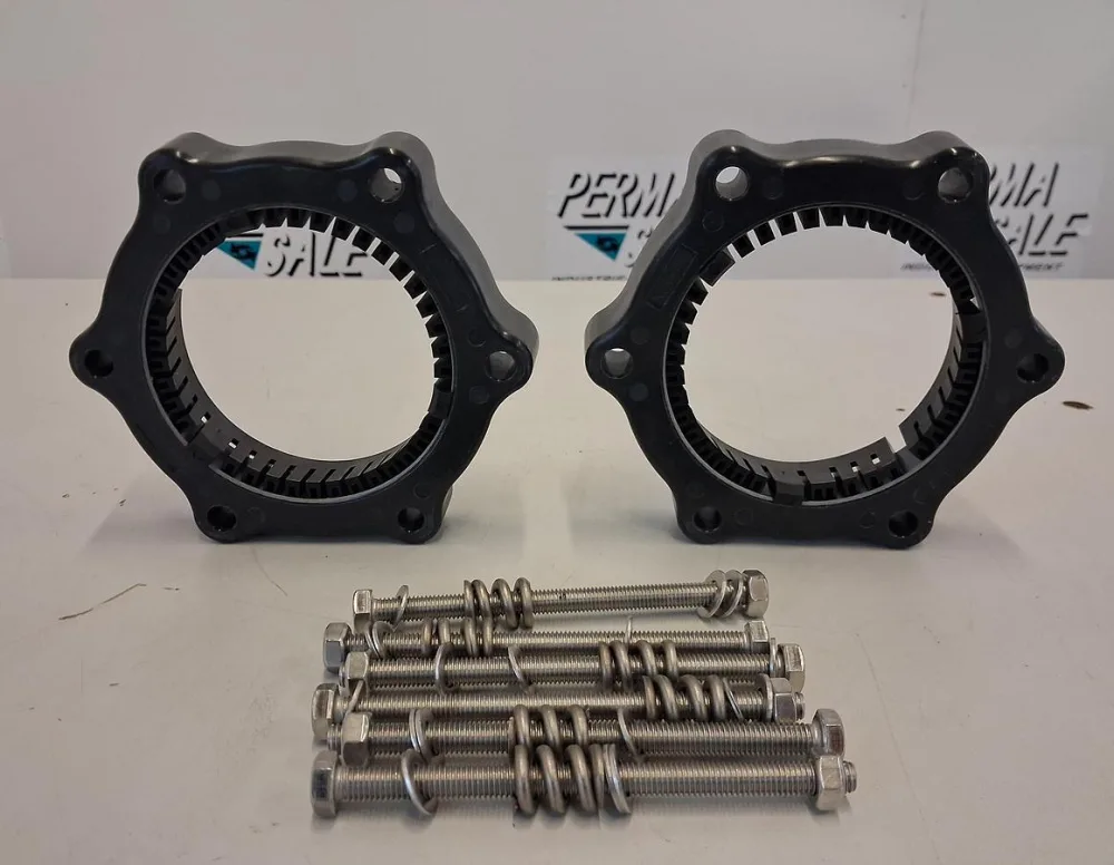 QVF Schellenringsystem Typ PF für Glas-Glas-Verbindungen DN100