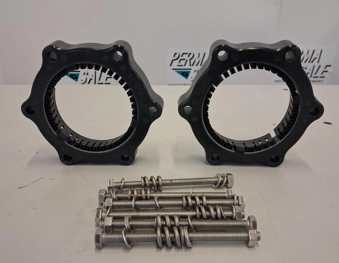 QVF Schellenringsystem Typ PF für Glas-Glas-Verbindungen DN100 - 1