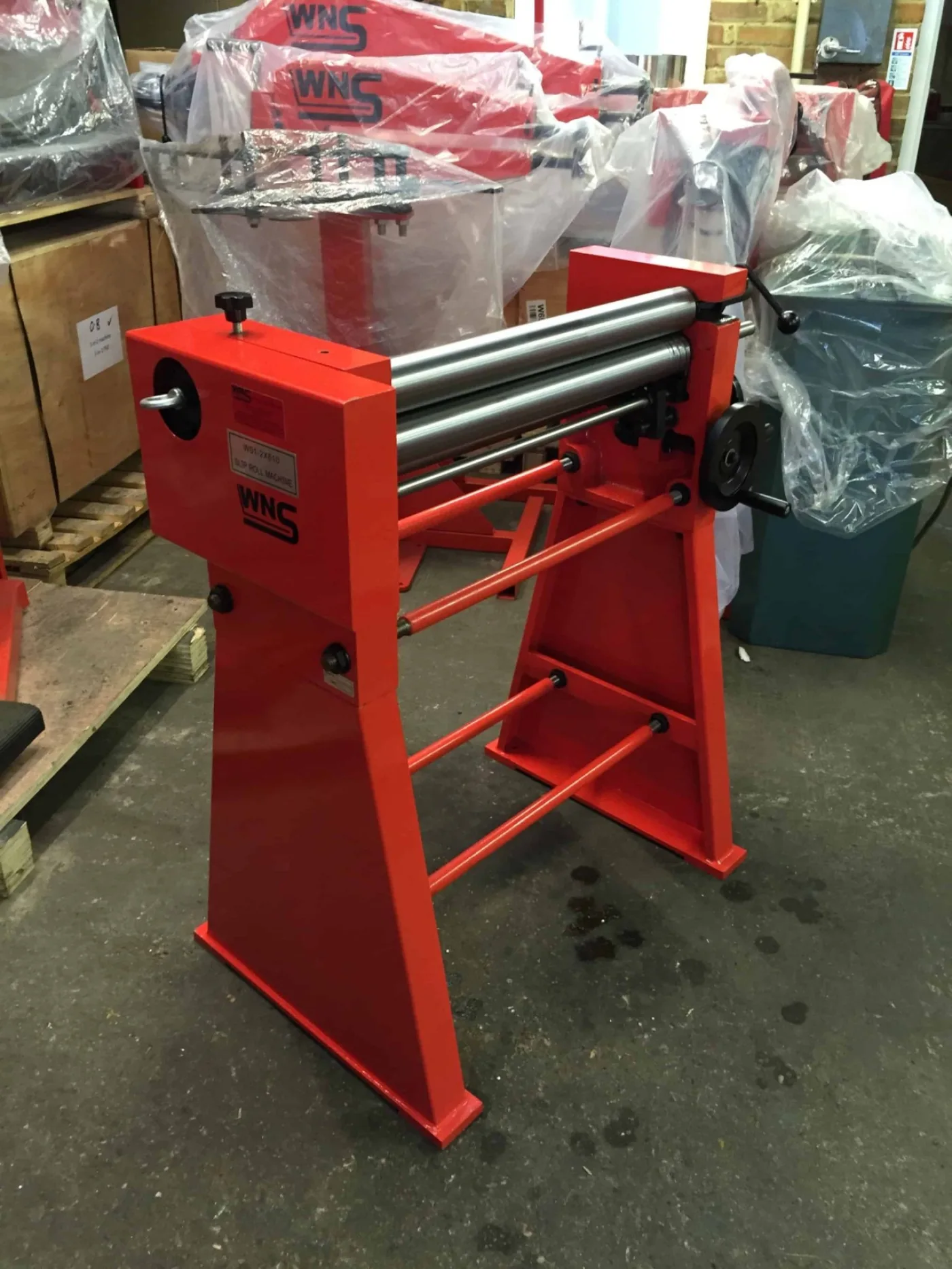 WNS Hand Bending Rolls 610mm x 60mm x 2.0mm Capacity - WNS - W. Neal Services Ltd - 5