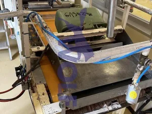 Einlauftisch mit - ca. mm Arbeitsbreite, mit